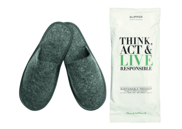 Sussid, sünteetiline vilt biobambusega, kinnine 30cm, kinnine, täpiline tald Think, Act & Live Responsible TAR528SLFOR