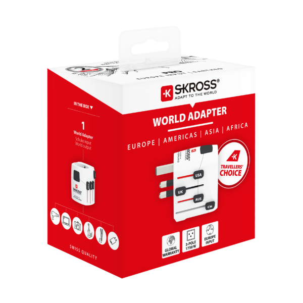 Reisiadapter universaalne PRO 1.103145 7A SKROSS