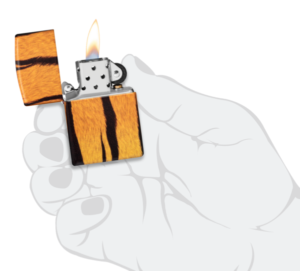 48217 Zippo tulemasin Tiger Print Design - Image 4