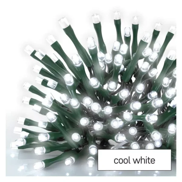 LED 120 valguskett 12m, roheline kaabel CW IP44 EMOS