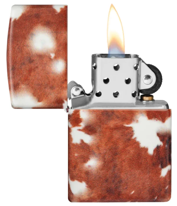 48216 Zippo tulemasin Cow Print Design - Image 4
