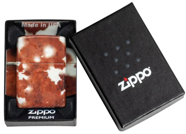 48216 Zippo tulemasin Cow Print Design - Image 11