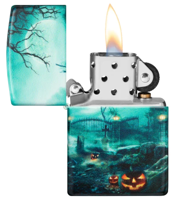 48389 Zippo tulemasin Horror Goth Design - Image 4