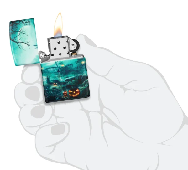 48389 Zippo tulemasin Horror Goth Design - Image 5