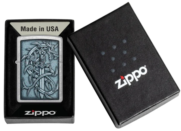 48365 Zippo tulemasin Medieval Mythological Design - Image 5