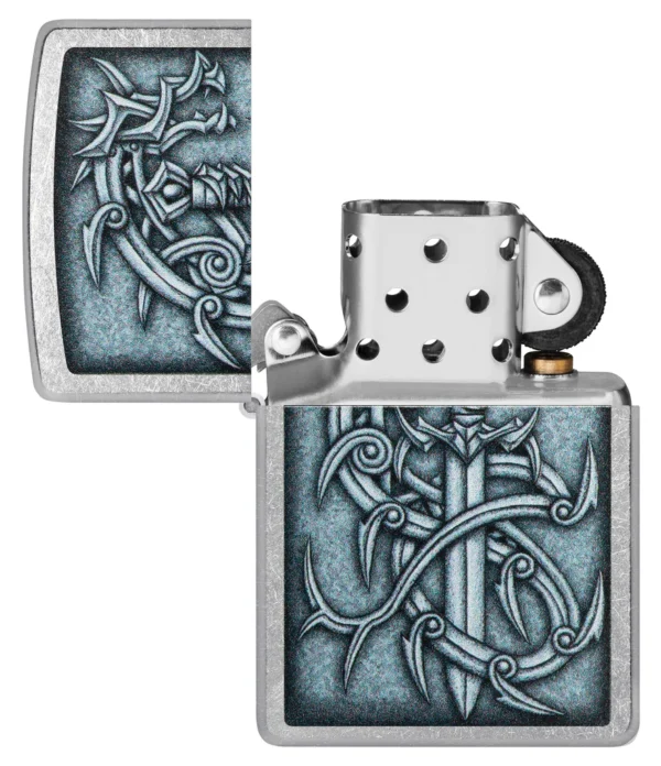 48365 Zippo tulemasin Medieval Mythological Design - Image 7