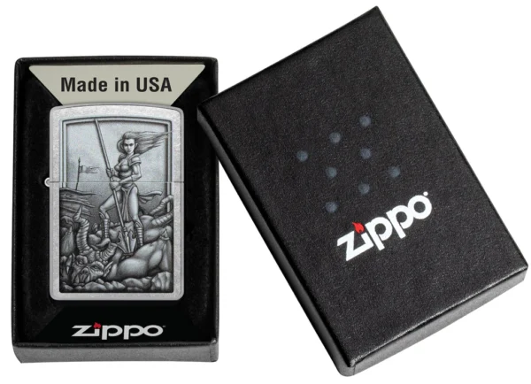48371 Zippo tulemasin Medieval Mythological Design - Image 5