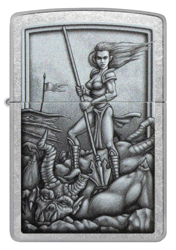 48371 Zippo tulemasin Medieval Mythological Design - Image 6