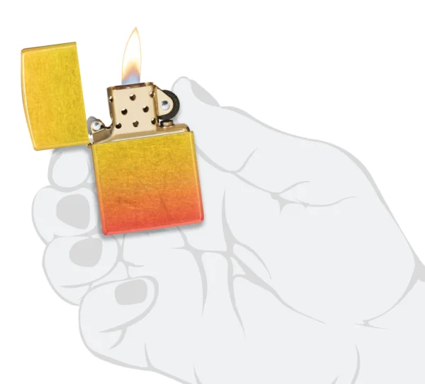 48512 Zippo tulemasin Ombre Orange Yellow - Image 3