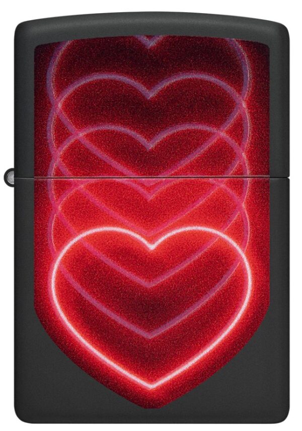 48593 Zippo tulemasin 218 Heart Design - Image 2