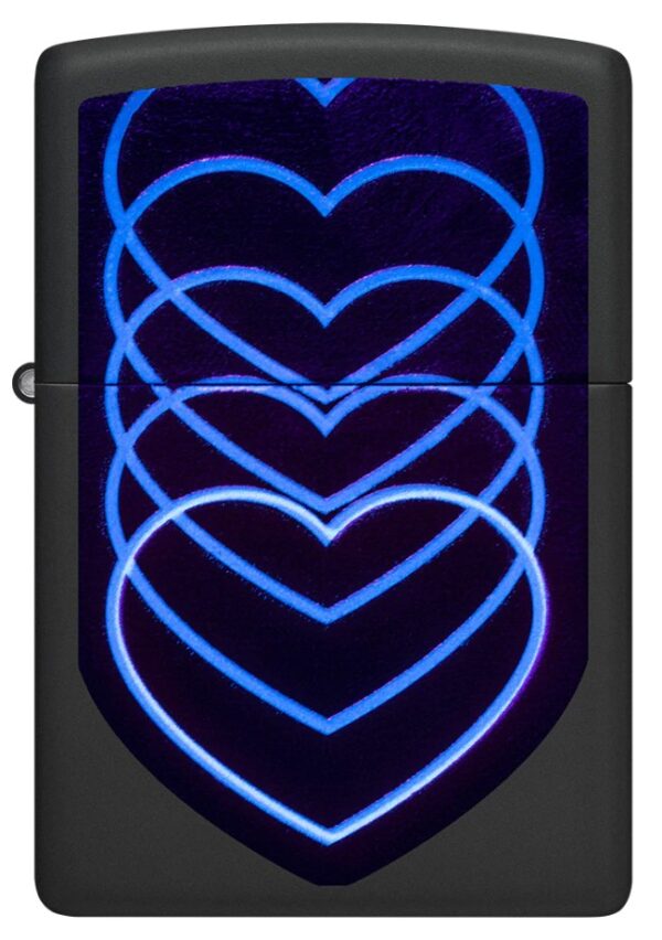 48593 Zippo tulemasin 218 Heart Design - Image 3