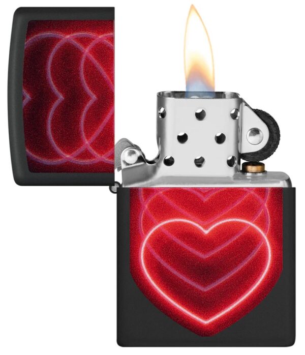48593 Zippo tulemasin 218 Heart Design - Image 4