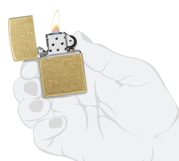 48267 Zippo tulemasin Regular Street Brass - Image 4