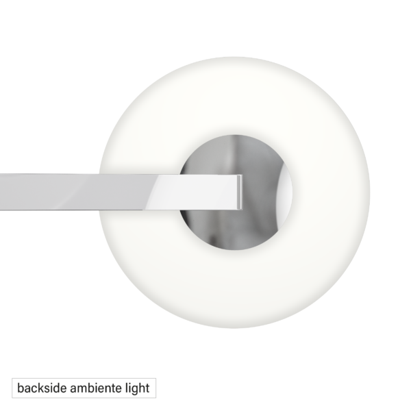 Meigipeegel seina, valgustusega LED MOON DANCE d=240mm, 3x suurendus, 3T tehnol - Image 4
