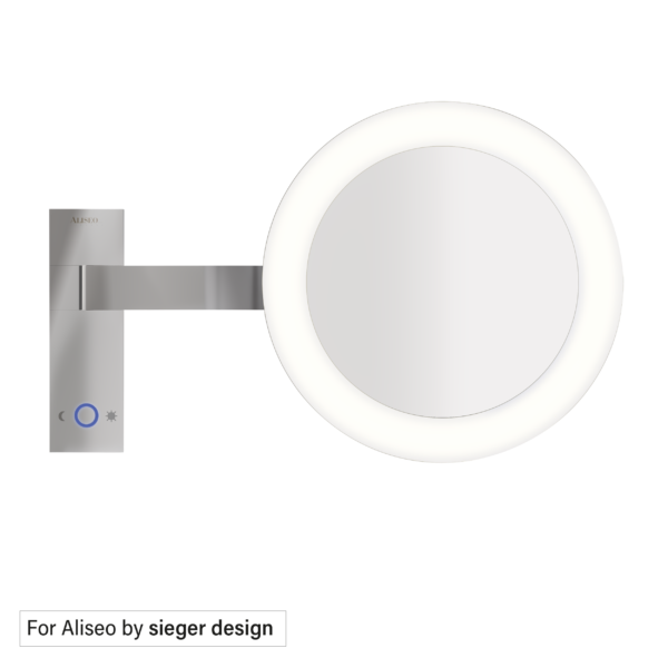 Meigipeegel seina, valgustusega LED MOON DANCE d=240mm, 3x suurendus, 3T tehnol
