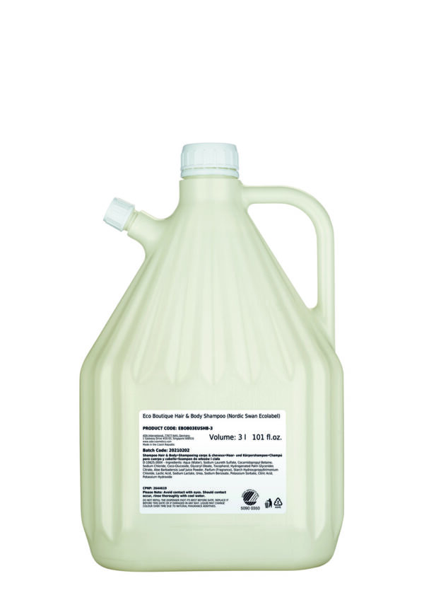 Shampoon (juukse, keha) 3L Eco Boutique Taitepudel Nordic Swan Ecolabel EBOB03EUSHB