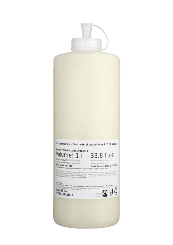 Liquid soap 1L refill bottle Fair CosmEthics
