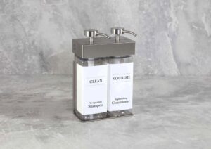 SOLera™ II 2*440ml Dispenser Satin Silver