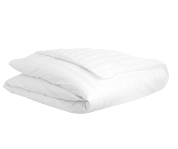 Tekikott 150x210cm satiin 1cm T240TC 65%pv 35%po valge 123g/m2