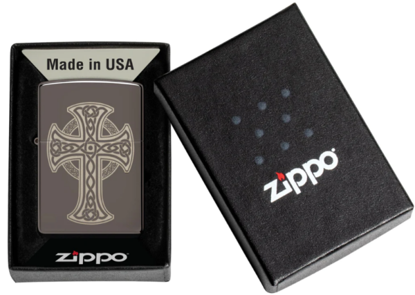 48614 Zippo tulemasin 150 Celtic Cross Design - Image 3