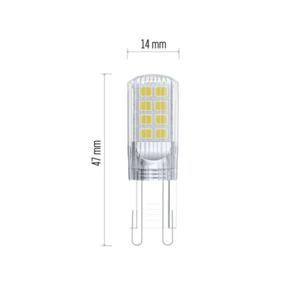 LED pirn 2,5W G9 52x15mm NW EMOS - Image 5