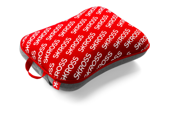 Reisipadi mäluvahuga punane kirjadega/tumehall 295x390x120mm SKROSS SKTA1001PILSKCN