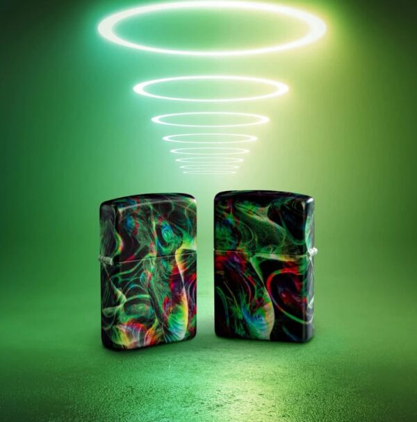 48774 Zippo tulemasin Psychedelic Swirl Design - Image 2