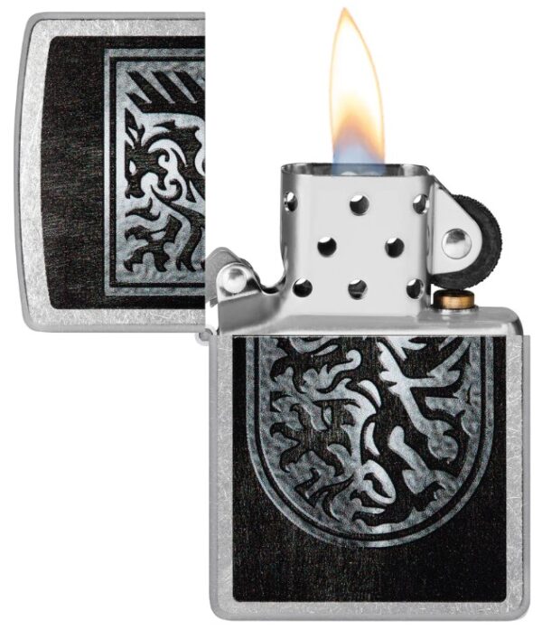 48730 Zippo tulemasin Dragon Shield Design - Image 3