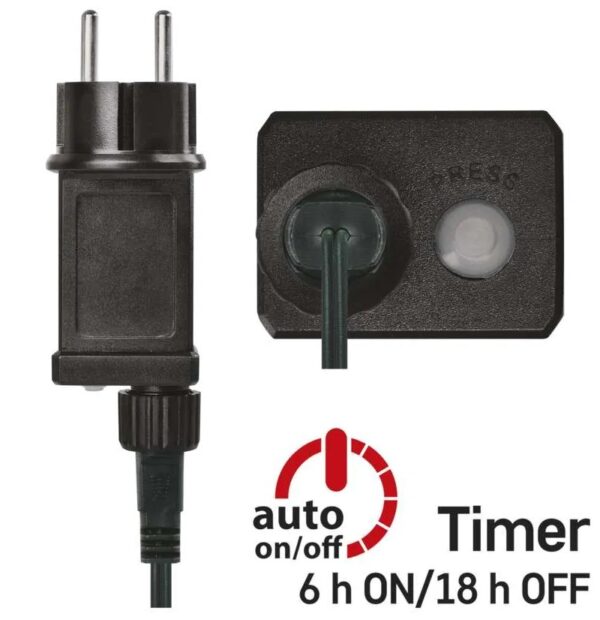 LED 80 elektriküünlad Cherry, taimeriga 8m WW IP44 EMOS - Image 2