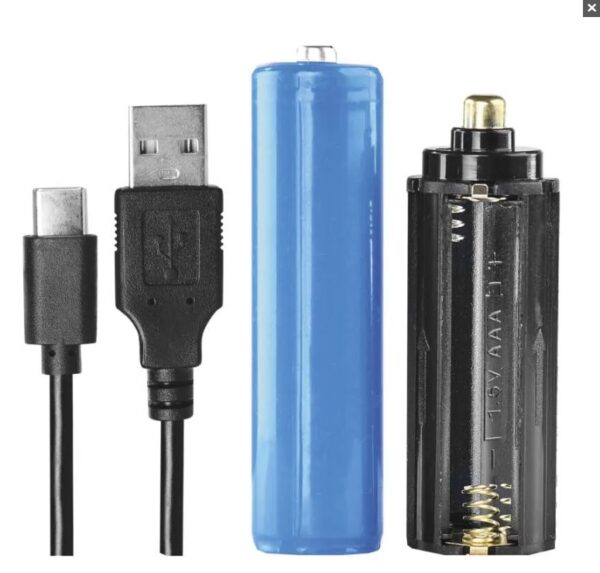 LED Rechargable Metal Flashlight 600 lm — изображение 5