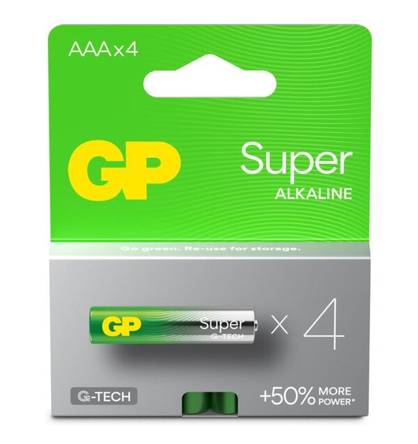 24A-U4 /LR03 patarei Super Alkaline G-TECH GP art 151428