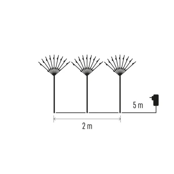LED tuled 180LED Garden Light WW EMOS - Image 3