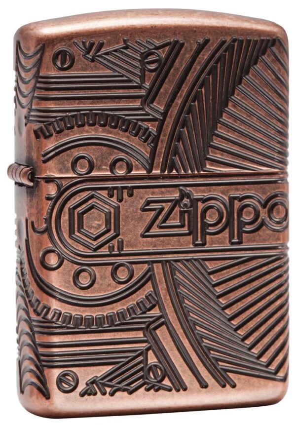 29523 Zippo tulemasin Antique Copper Armor