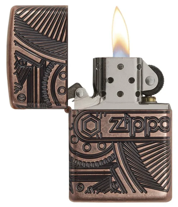 29523 Zippo tulemasin Antique Copper Armor — изображение 3