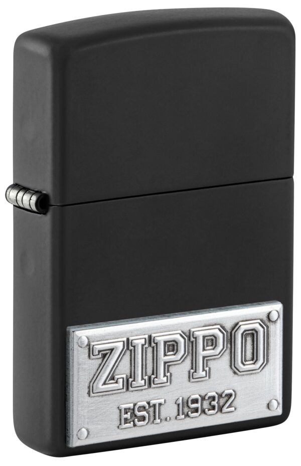 48689 Zippo tulemasin 218 Zippo License Plate Emblem
