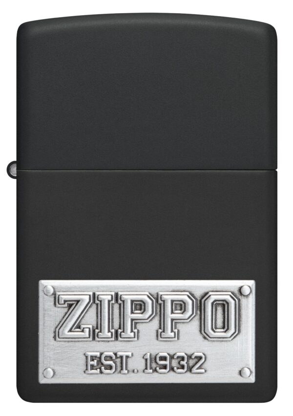 48689 Zippo tulemasin 218 Zippo License Plate Emblem - Image 2