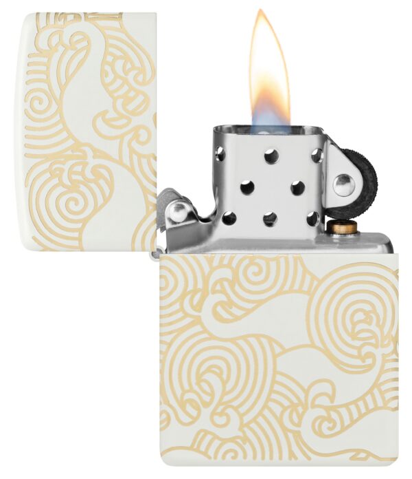 48909 Zippo tulemasin Waves Design - Image 3