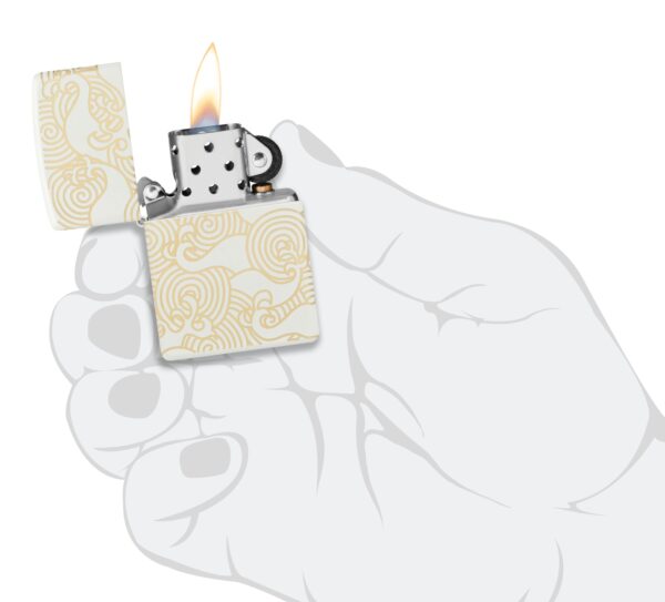 48909 Zippo tulemasin Waves Design - Image 4