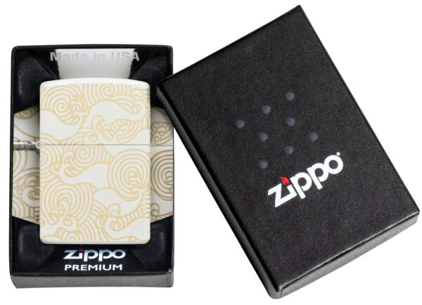 48909 Zippo tulemasin Waves Design - Image 5