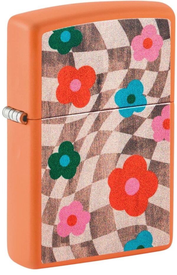 48718 Zippo tulemasin Wavy Flower Design
