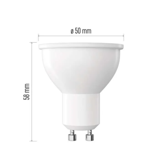 LED pirn 7W GU10 WW 3 STEP DIMMERDATAV EMOS - Image 4