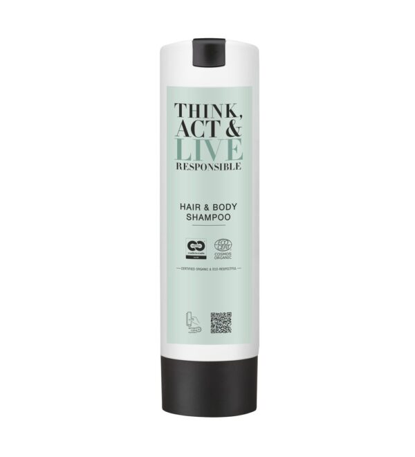 Shampoon 300ml (juukse,keha) Think, Act & Live Responsible Smart Care TAR300SMASHB