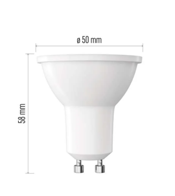 LED pirn 7W GU10 MR16 WW Classic EMOS - Image 2