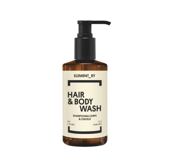 Shampoon 300ml Element_ry (juukse,keha) pumppudel ERY300CNSHB