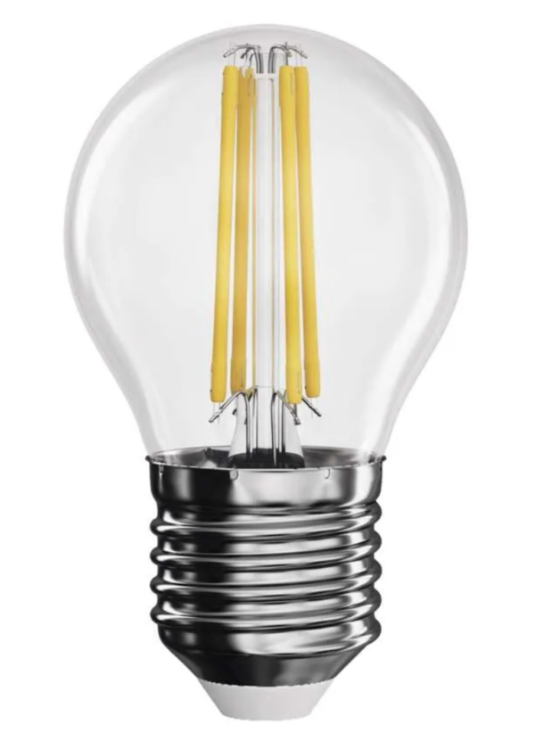 LED pirn 3,4W (40W) E27 filament miniglobe WW EMOS - Image 4
