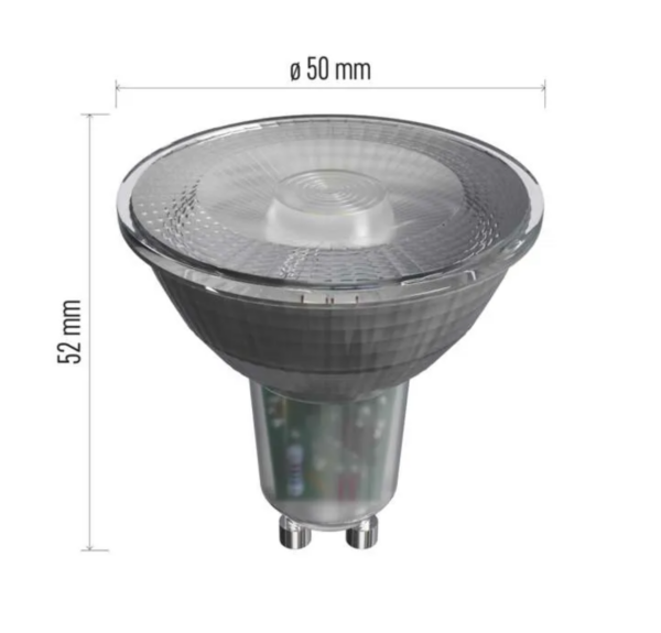 LED pirn 4,2W (36W) GU10 MR16 WW Classic EMOS - Image 2