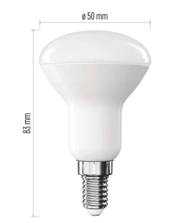 LED лампа 4.2W (40W) E14 R50 Warm White — изображение 2