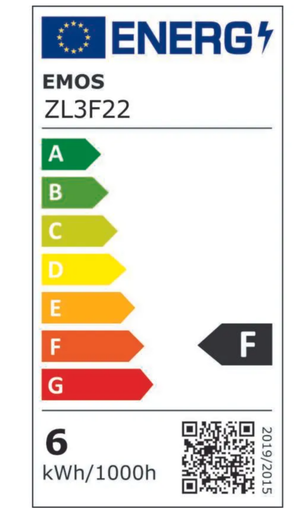 LED pirn 5,5W (40W) E14 küünal 470lm WW EMOS - Image 3