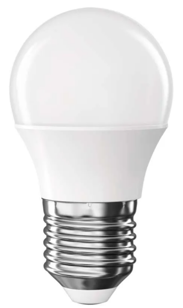 LED pirn 5,5W (40W) E27 miniglobe 470lm WW EMOS - Image 4