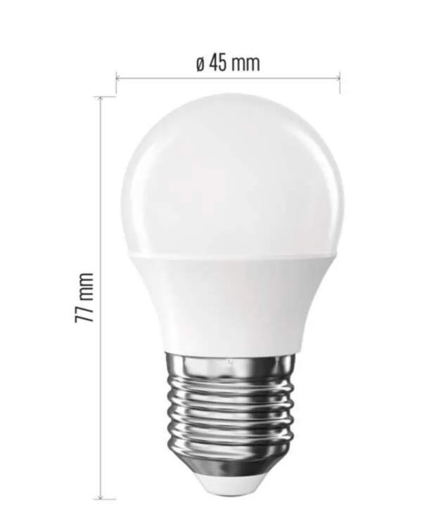 LED лампа 6.5W (60W) E27 MiniGlobe Neutral White — изображение 2